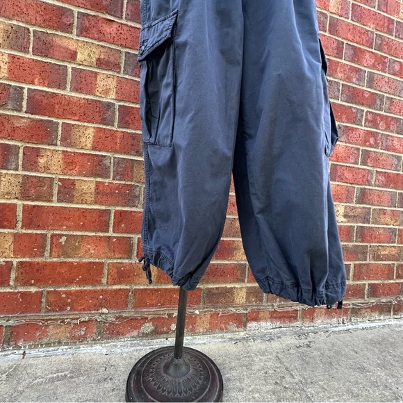 Free People Pants Harem Cargo Pleated High-Rise Baggy BOHO Parachute Balloon 6 - Picture 6 of 17